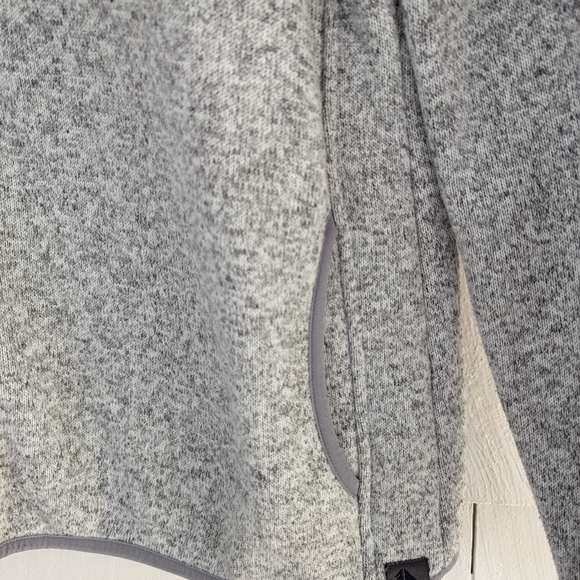 L.L. Bean Light Gray Sweater Fleece XXS - Picture 5 of 5